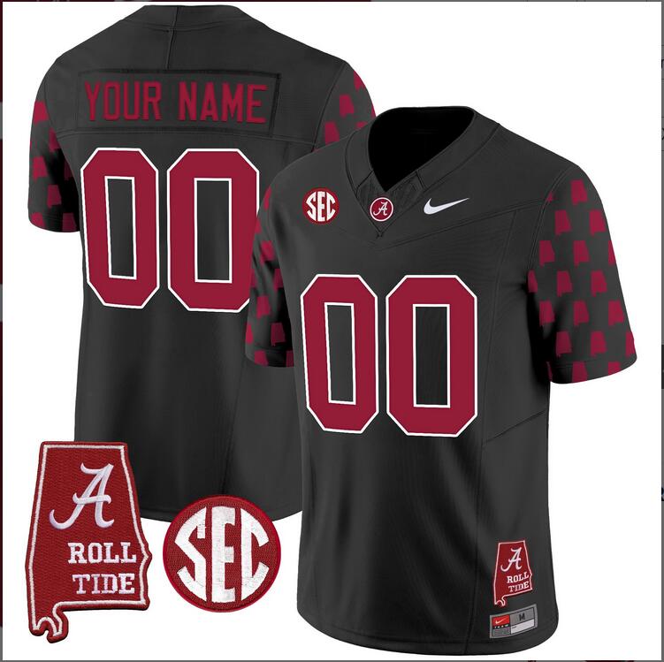 Women Alabama Crimson Tide Vapor Limited Custom black 2024 Nike NCAA Jersey->customized nfl jersey->Custom Jersey